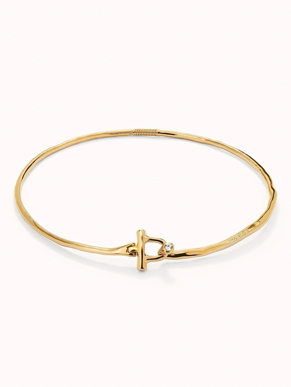 UNO de 50 Small Clasp Gold Necklace